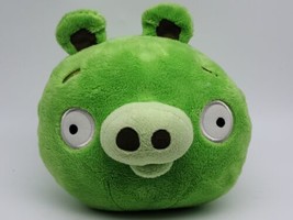 2010 8” Angry Birds Commonwealth Green Pig Bad Piggie Plush Doll  - $38.67