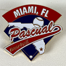 Vintage Miami FL Pascual Baseball Pinback Button Pin Zone LIttle League - $11.39