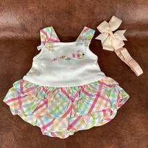 Gymboree Romper Fish Underwater Sea Pink Romper 5-9lbs Newborn NWOT RN70530 - $53.97 CAD