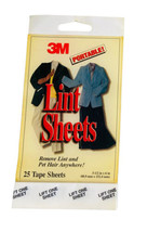 3M Removable Lint Sheets 25 Tape Sheets (NEW) - £9.52 GBP