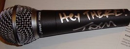 SIGNED AUTO MICROPHONE Plain White T&#39;s TOM HIGGENSON &quot;Hey There Delilah&quot;... - $98.99