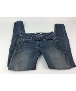 Women&#39;s Hollister Jeans Size 26x29 Med Wash Low Rise Faded Juniors Pants... - $44.51 CAD