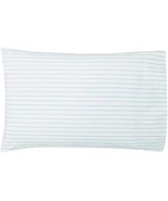 2 Ralph Lauren Spencer Aqua Blue White Stripes Standard Pillowcases NIP $70 - $32.99