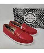 Driver Club USA Kids Boys/Girls Naples 2 Leather Loafers Red Napa Size 11.5 - £20.44 GBP