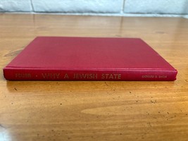 1942 Why a Jewish State by Leon Feuer -- World War II Era Hardcover 1st Edition - £28.27 GBP