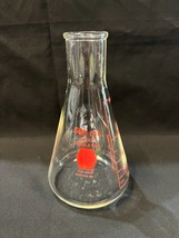 Kimble KIMAX Glass 500mL Graduated Narrow Mouth Erlenmeyer Flask 26500R-500 - £11.62 GBP