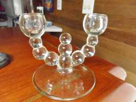 Compatible with Vintage Double Candle Holder Paden City Glass Alexander ... - $38.21