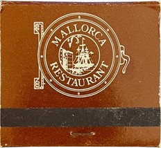 Mallorca Restaurant, Passaic, New Jersey, Match Book Matches Matchbook - £9.42 GBP