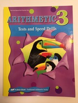 A Beka Arithmetic 3 Test &amp; Speed Drills Teacher Key 3rd Grade - $3.75