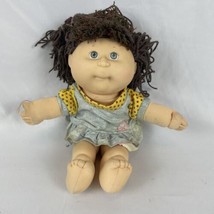 Vintage 1991 Hasbro Cabbage Patch Kid Crimp N’ Curl Doll Brown Hair Blue Eyes - £14.67 GBP