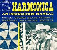Folk And Blues Harmonica Mel Bay 1976 1st Edition PB Music Instruction WHBS - £31.28 GBP