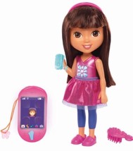Fisher-Price Nickelodeon Dora &amp; Friends Talking Dora DOLL &amp; Smartphone NEW - £23.93 GBP