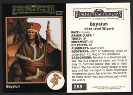 1991 TSR AD&amp;D Gold Border RPG Fantasy Art Card #268 ~ Forgotten Realms Wizard - £5.53 GBP