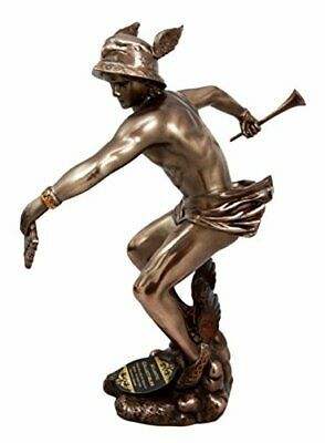 Greek Roman Olympian Deity Hermes Mercury God Of Messengers & Thieves Figurine