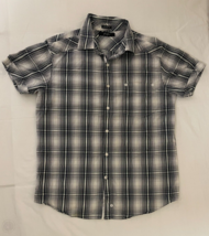 Sean John Custom Fit Men&#39;s XL Short Sleeve Button Shirt - e54 - $5.15