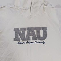 Vtg Champion Northern Arizona University Girl's White Hoodie Sweatshirt Size M image 6