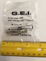 726t89 rg-59/62 tef cable connector for teflon cable gei  twist on - €1,28 EUR