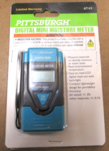 PITTSBURGH Digital Mini Moisture Meter - $14.24