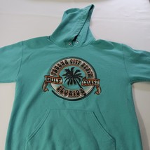 Fruit Of The Loom PANAMA CITY BEACH Men's Turquoise Hoodie Pullover Sweatshirt M image 11