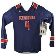 Auburn Volleyball Jersey #4 Tigers Long Sleeve Under Armour Womens Sz Small New - £20.85 GBP
