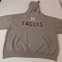 Jerzees NuBlend NORTHSIDE EAGLES Men's Size XL Gray Hoodie Pullover Sweatshirt image 7