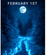 FEB 1 SNOW MOON PATHFINDING FIRE PURPOSE FULL MOON COVEN HIGH MAGICK Cas... - $249.77