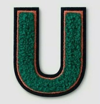 PRINTWORKS: VARSITY LETTERS: MIAMI HURRICANES: THE U: PATCH: STICKER: NEW - $11.40