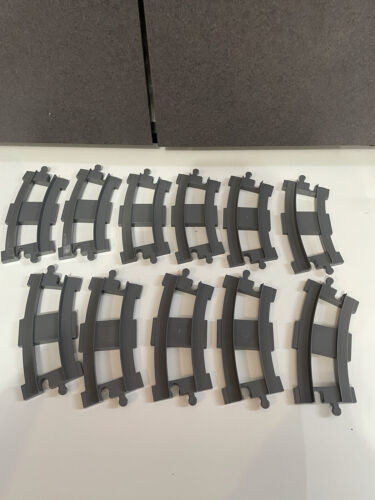 Lego Duplo Thomas &amp; Friends Train Track Lot 11 Track Curve pieces parts - $18.76
