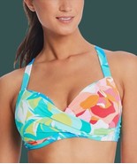 Bleu by Rod Beattie Womens Twist-Front Bikini Top Multi 40D Retail: $89 - €25,01 EUR