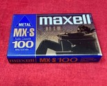 NEW Maxell MX-S 100 Metal Type IV EQ 70 Cassette Tape FACTORY SEALED - $33.62