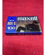 NEW Maxell MX-S 100 Metal Type IV EQ 70 Cassette Tape FACTORY SEALED - £26.93 GBP