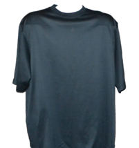 Bugatchi Men&#39;s  Cotton Black Plain Crewneck  T- Shirt Shirt Size XL - $69.83