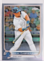 Miguel Cabrera Detroit Tigers 1B/DH 2022 Topps CHROME Card # 96 Near Mint - $1.43