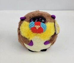 TY Beanie Ballz CHARLIE the Baboon Plush Regular Size 5&quot; NEW With Tag - $13.99