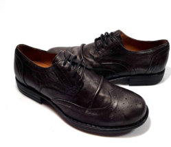 MIZ MOOZ  LEATHER LACE UP OXFORD SHOES GUNPOWDER  37EU / 7US NEW # T-263 - $39.95
