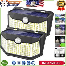 2-Pack Solar Powered LED Outdoor Lights with Motion Sensor - Waterproof ... - $34.53 CAD