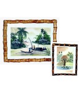 Bamboo Root 11x14 Picture/Poster/Photo Frame-Choose from Natural or Burn... - £23.49 GBP