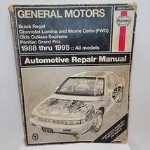GM 1988-95 Buick Regal Lumina Monte Carlo Grand Prix Haynes Repair 38010... - $7.69