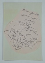 Rick Springfield Kitty Bruce Hand Signed Autographed 4x5 Cut Index Card 1974 - £118.69 GBP