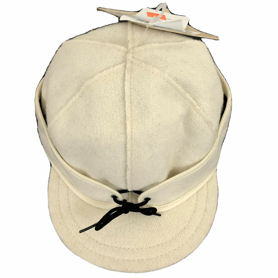 NWT Stormy Kromer The Millie Kromer Cap Womens 6-7/8 Winter  Off White Hat-NEW