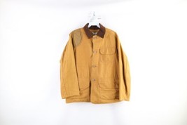 Vtg 60s Streetwear Mens Medium Corduroy Collar Canvas Hunting Birding Jacket USA - £78.81 GBP