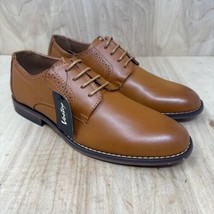 Vostey Men&#39;s Oxfords Sz 7 M Dress Shoes Brown - £39.22 GBP