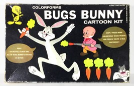 Vintage Bugs Bunny Colorforms Set - Warner Bros. USA (1958) - £29.05 GBP