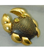 RARE Frederic Beziat L&#39;oree Du Bois France Crab Pin Peridot &amp; Wood Estate - $14,212.39 MXN