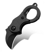 Mini Folding Karambit Knife Keychain - Pocket Survival Small Knives Util... - £7.76 GBP