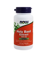 NOW Foods Holy Basil Extract, 90 Vegetarian Capsules - $281.58 MXN