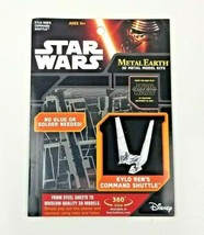 Fascinations Metal Earth Kylo Ren&#39;s Command Shuttle Star Wars 3D Metal Model Kit - £5.55 GBP