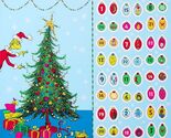 36&quot; X 44&quot; Panel How Grinch Stole Christmas Advent Calendar Cotton Fabric... - $15.95