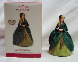 Scarlett O&#39;hara Gone With The Wind Hallmark Green Gown Christmas Ornament 2013 - £19.37 GBP