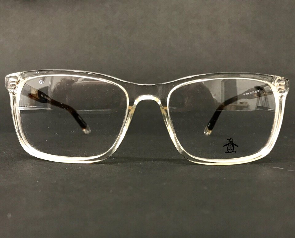 Penguin Eyeglasses Frames The Stratton CR Brown Tortoise Clear Square 54... - $89.09